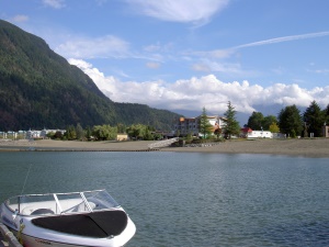 bootje op Harrison Lake | Harrison Hot Springs